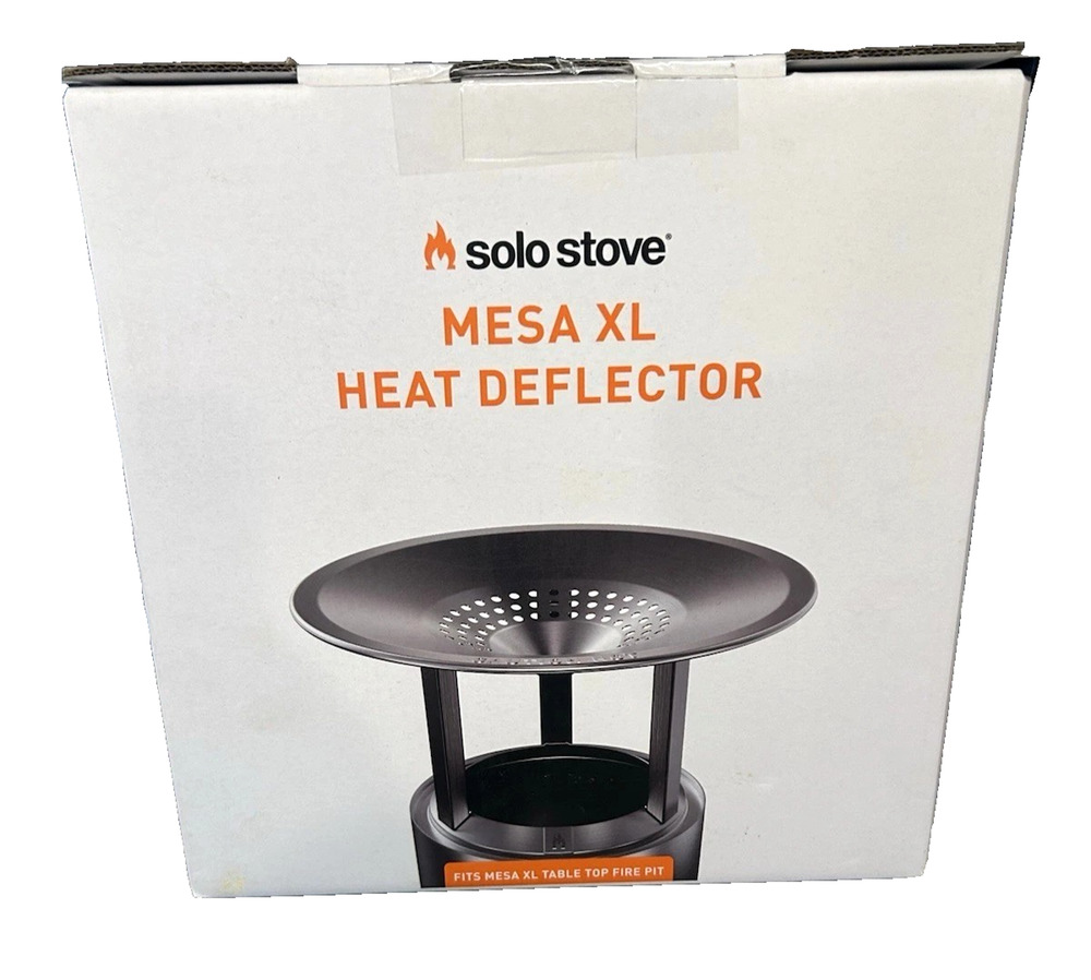 Solo Stove Mesa XL Heat Deflector Fits Table Top Fire Pit Stainless Steel w Bag